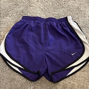 Nike Purple Dri-fit Athletic Running Shorts